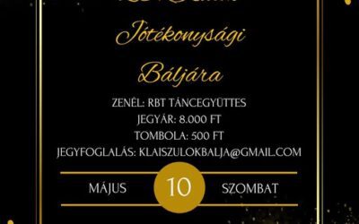 26th Parents’ Charity Ball | Dabas Arena | May 10